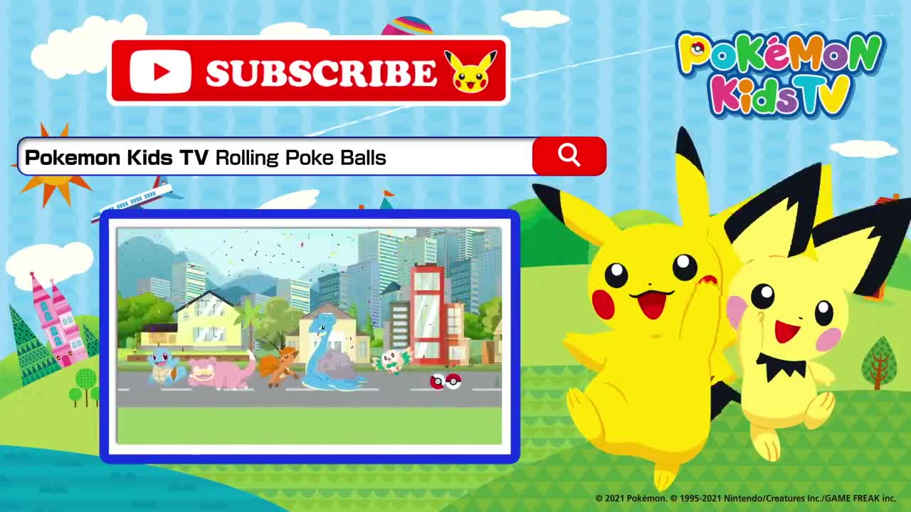 Take a look at this Pokemon video, there are children's songs too, what else, try to see it now