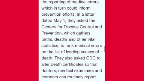 MEDICAL MISTAKES ARE ???