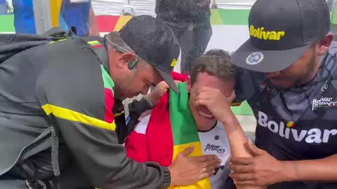 Juegos Nacionales: Andrés Jiménez estalla en llanto con su cuarto oro para Bolívar