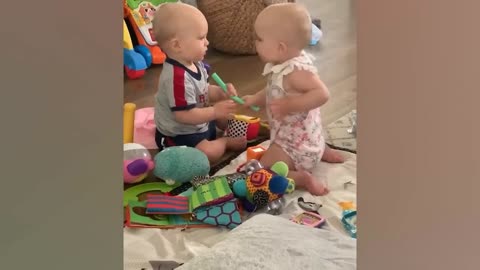 Best Videos Of Funny Twin Babies Compilation #2 _ Bipple/9