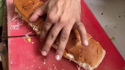 Mumbai Loaded Missile Cheese Sandwich _ Indian Street Food _ _shorts _short _youtubeshorts