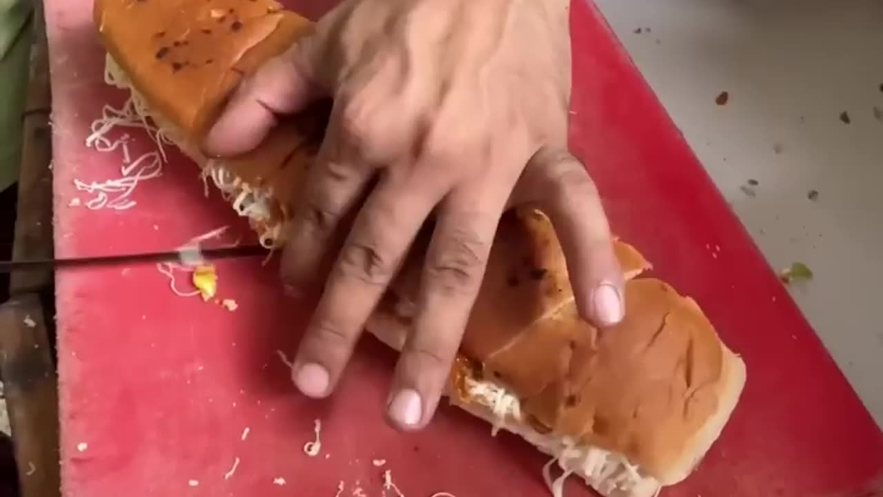 Mumbai Loaded Missile Cheese Sandwich _ Indian Street Food _ _shorts _short _youtubeshorts