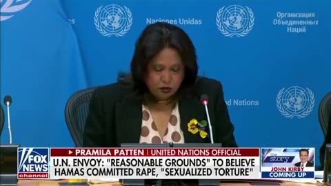 The UN confirms that Hamas terrorists used rape on a large scale during the October 7th Massacre.