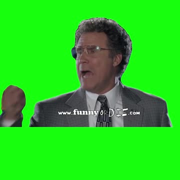 "You Shut Up, I'm So Scared Right Now" Will Ferrell | TikTok Meme Green Screen