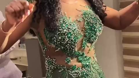 Beaded gown