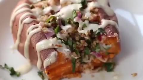 Quinoa Stuffed Sweet Potatoes