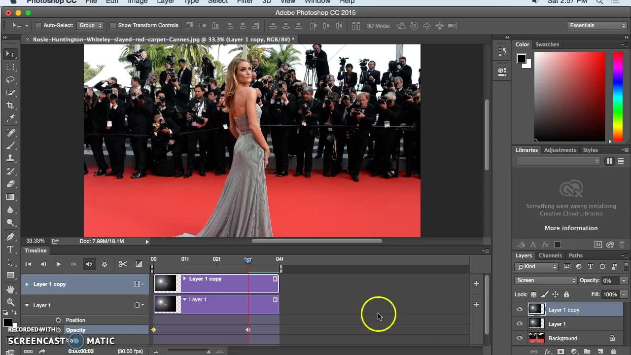 Animating a Paparazzi Red Carpet Scene