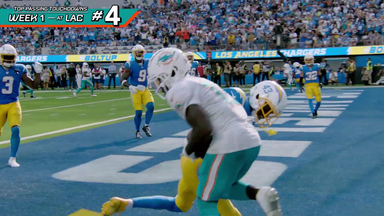 Top 10 Passing Touchdowns of the 2023 Season | Miami Dolphins