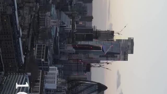 Emulation of BBC News takes you over London
