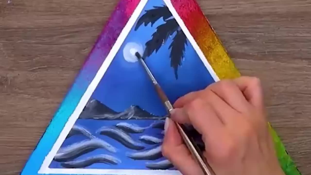 My Art - Amazing Painting Moon in Night Dream