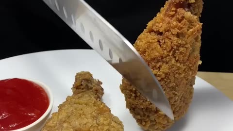 Crispy Fried Chicken ASMR Cooking #chicken #food #cooking #indianasmrworld #asmr #nonveg