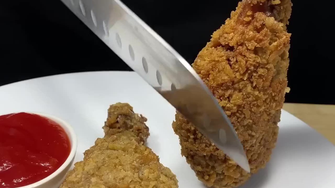 Crispy Fried Chicken ASMR Cooking #chicken #food #cooking #indianasmrworld #asmr #nonveg