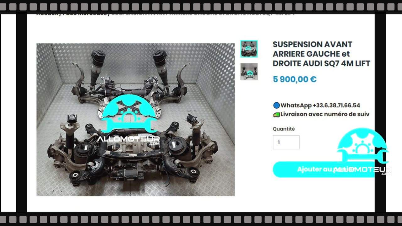 ALLOMOTEUR.COM - SUSPENSION AVANT ARRIERE GAUCHE et DROITE AUDI SQ7 4M LIFT