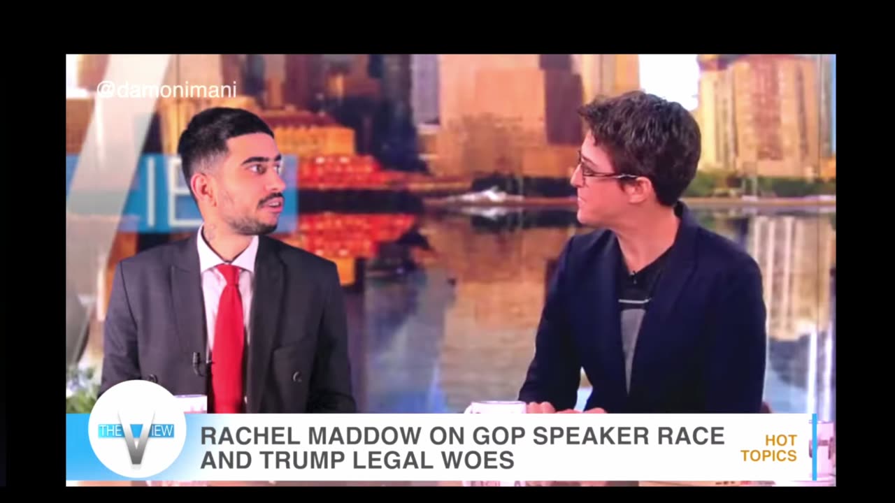 "Rachel Maddow on The View: Damon Imani Reacts to Media Bias and Politics"