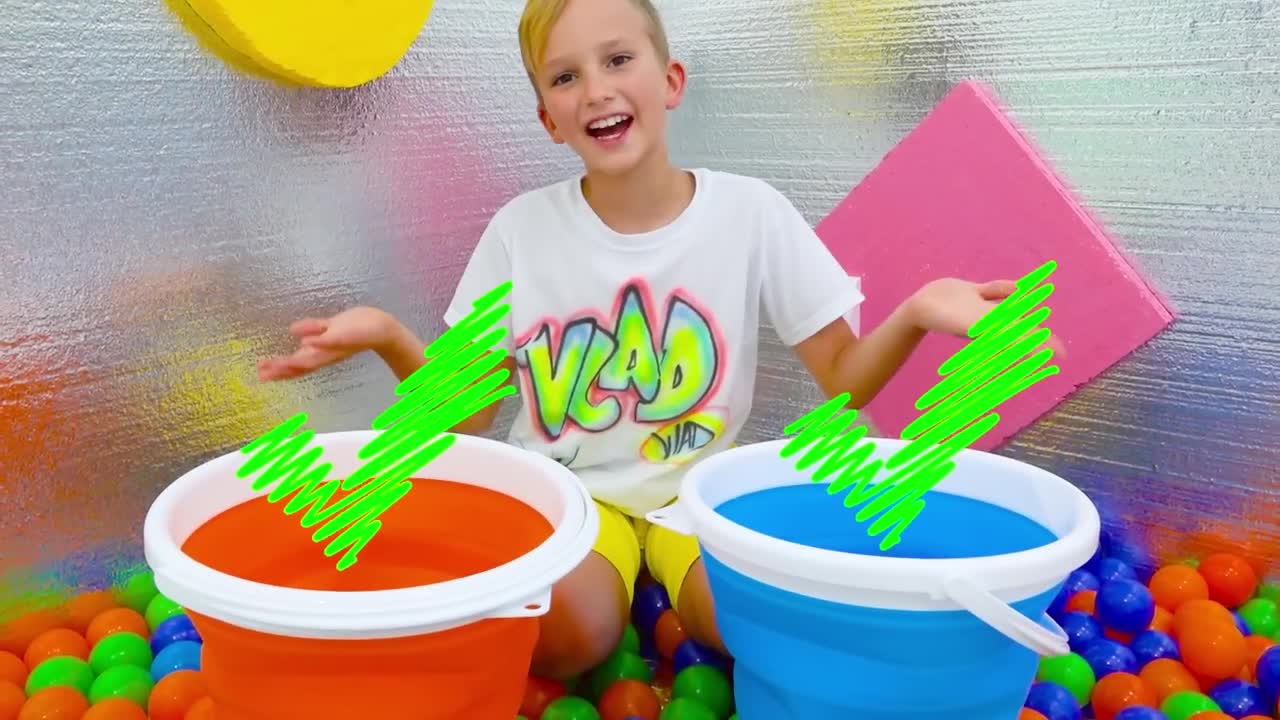 Vlad and Niki Inside the Magic Cube Challenge