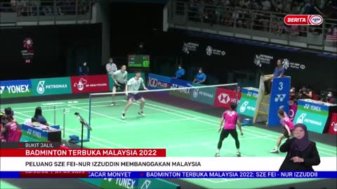 1 JULAI 2022 –BERITA PERDANA-BADMINTON TERBUKA MALAYSIA-PELUANG SZE FEI-NUR IZZUDDIN MEMBANGGAKAN