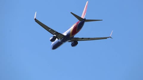 Southwest Boeing 737-800 departing St. Louis Lambert Intl -STL