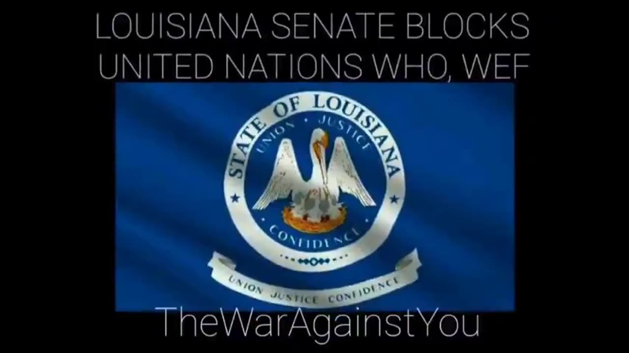 LOUISIANA SENATE BLOCKS U. N., W. H. O. & W. E. F.