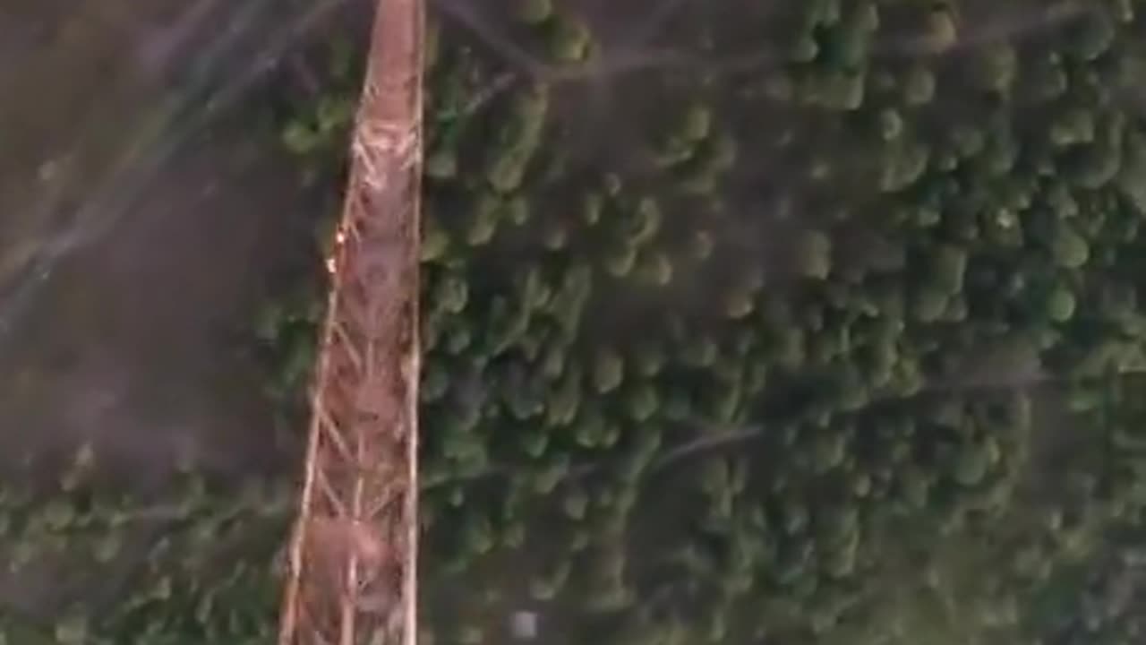 Parachute from tower
