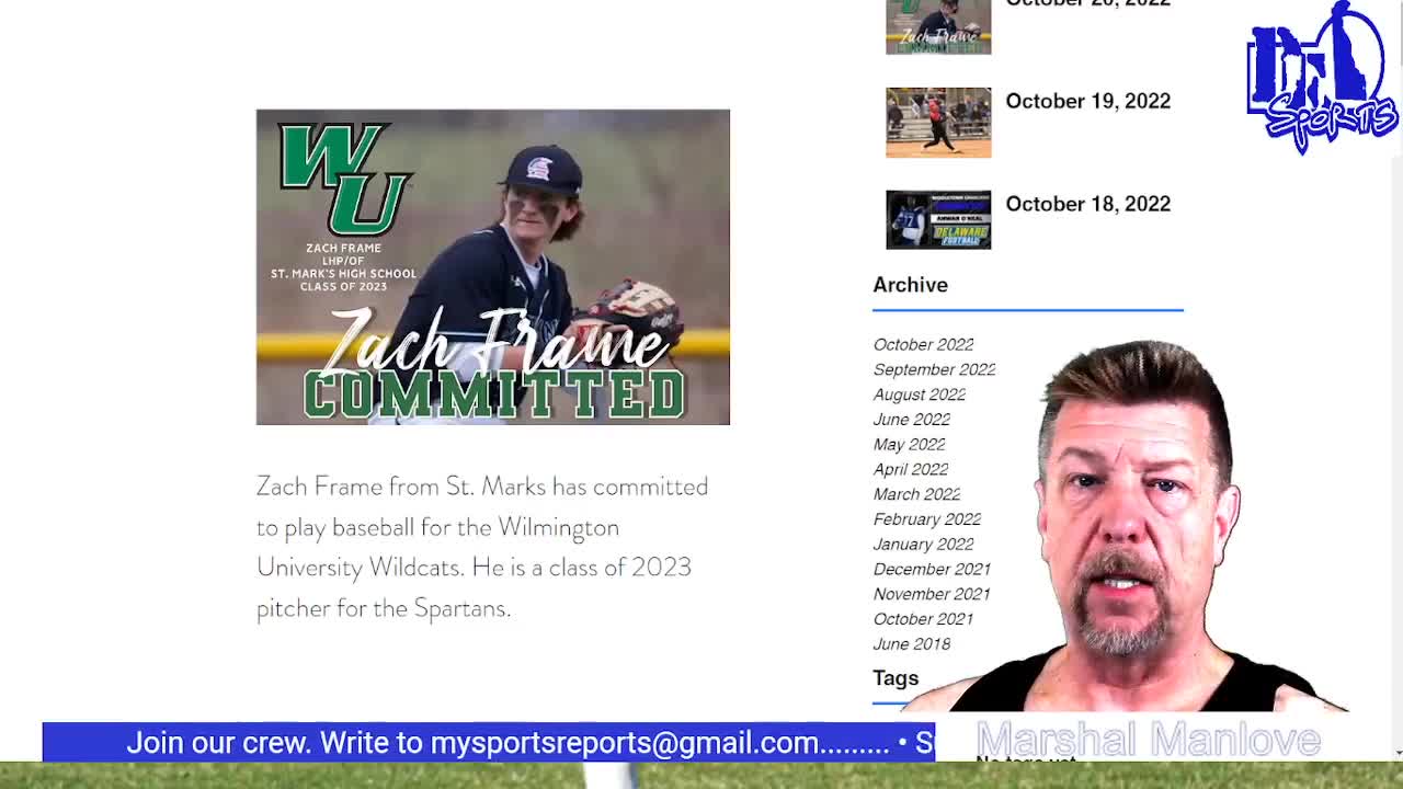 My Sports Reports - Delaware Edition - October 20, 2022