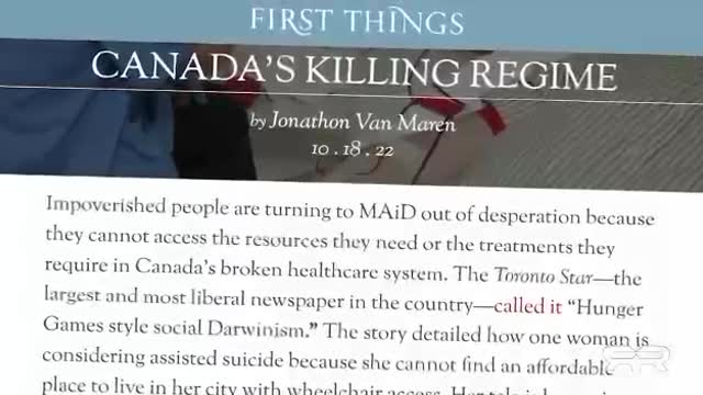 Government assisted suicide for the poor.