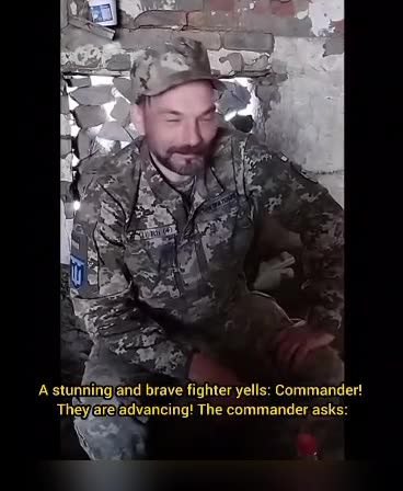 A Ukrainian tells a joke that says a lot about the state of the armed forces of Ukraine