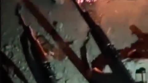 Iranians Fighting against the Regime Show Off Smuggled Weapons 1