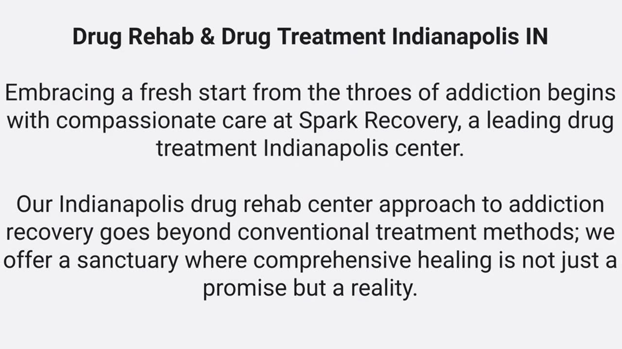 Spark Recovery : Drug Treatment in Indianapolis, IN