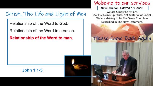 Christ, The Life and Light of Men