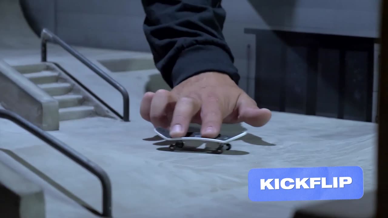 How to Kickflip a Fingerboard