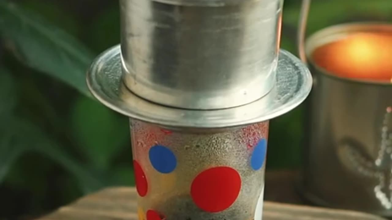 Filtered coffee - typical Vietnamese culture