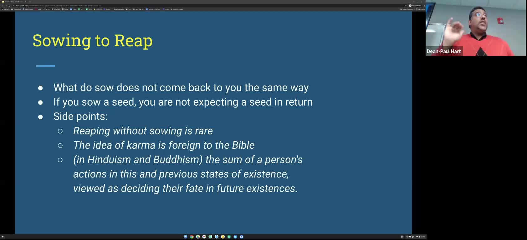 Sowing to Reap (3/27/2022)