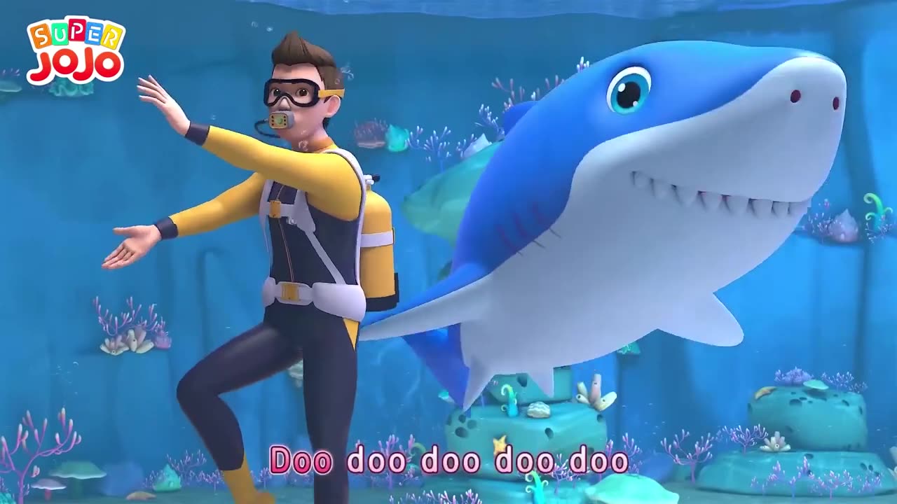 Baby Shark Dance Song More Nursery Rhymes & Kids Songs - Super JoJo and Family