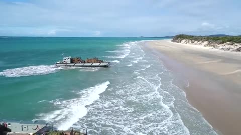 Australian Troops Conduct Beach Landing During Talisman Saber Joint Military Exercises7
