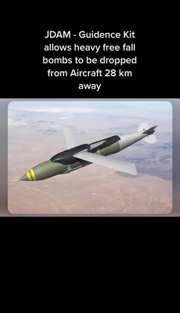 The use of the JDAM bomb on Russian positions is reported for the first time