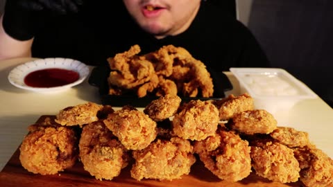 FRIED CHICKEN MUKBANG ASMR