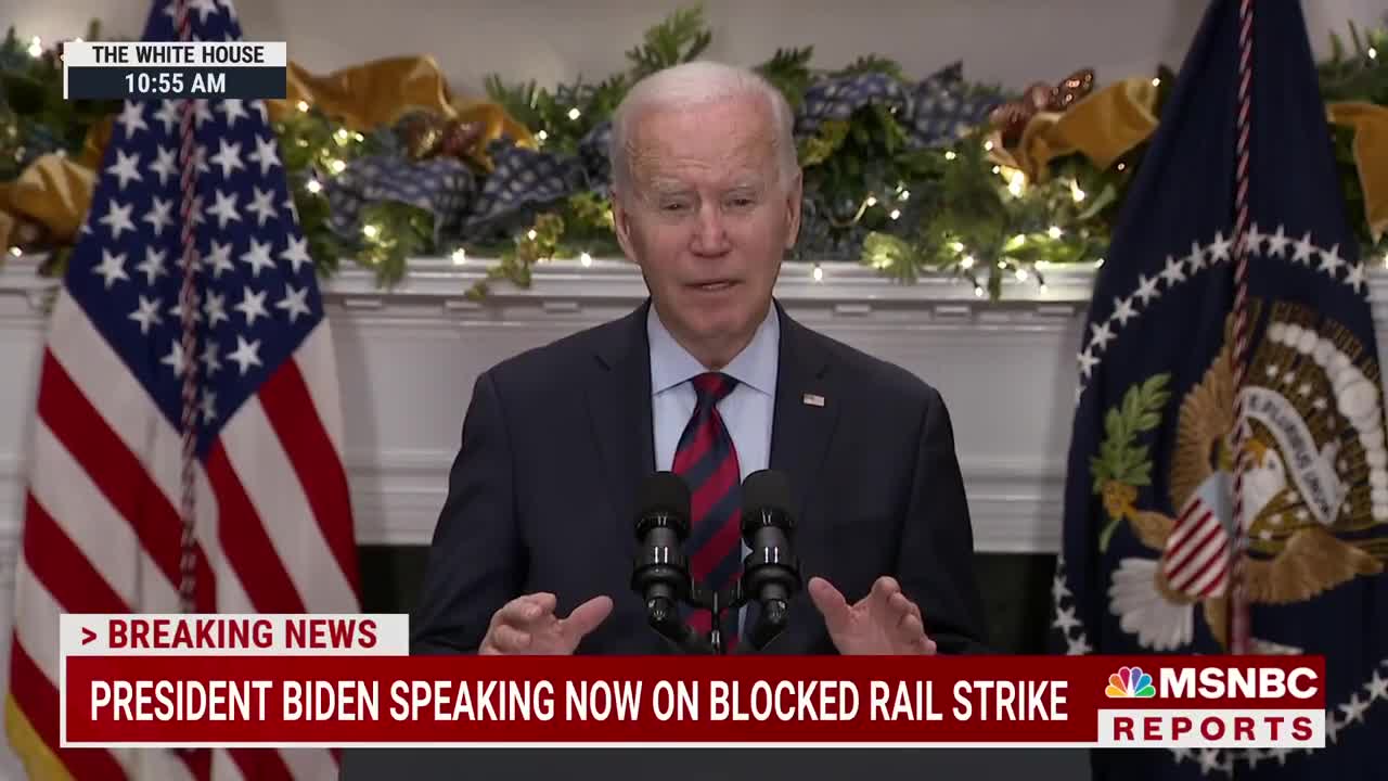 Biden: Deal To Avert Rail Strike Helps Avoid 'Economic Catastrophe'