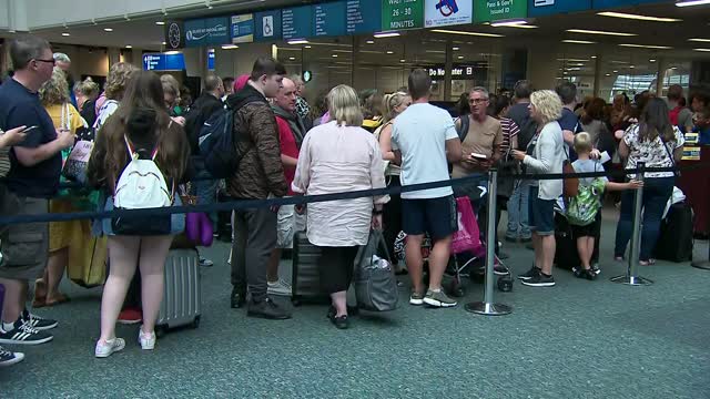 Hundreds of flights cancelled amid Storm Nicole