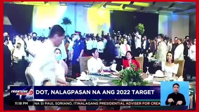 DOT, nalagpasan na ang2022 target