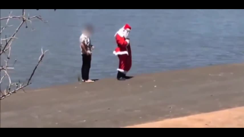 Santa Claus is always funny.