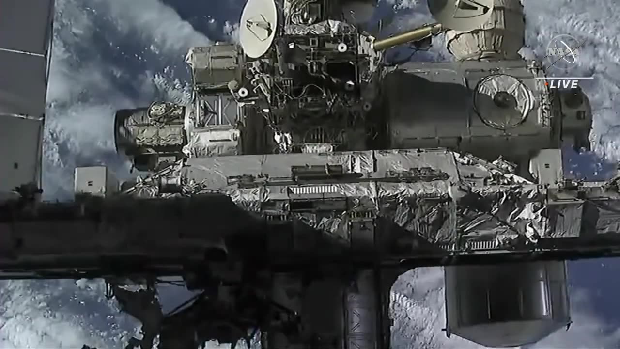 NASA's SpaceX Crew-4 Mission Undocking from the International Space Station