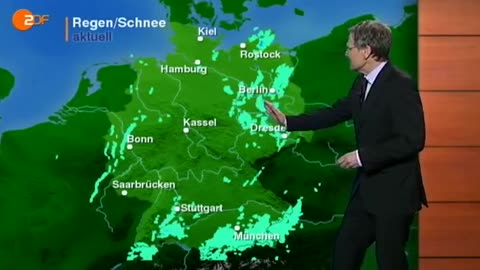 ZDF heute-journal 14.01.2009 Wetter - Chemtrails