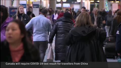 Canada to require COVID-19 test for traveller's from China