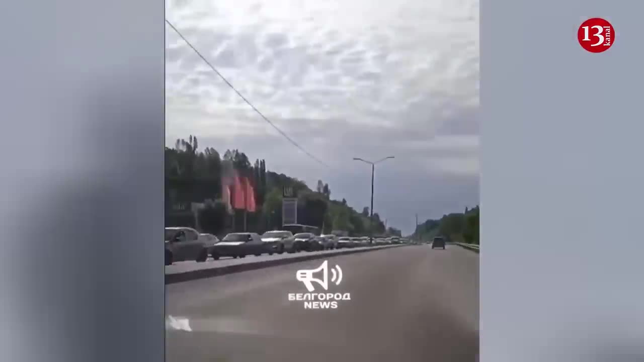 Russians started fleeing from Belgorod en masse, traffic jams formed