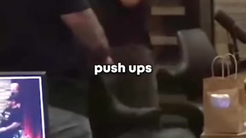 Joe Rogan Doing Push UP's!