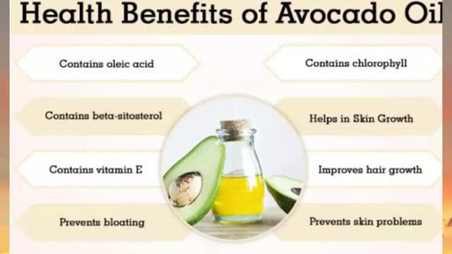 DID YOU KNOW? 6 HEALTH BENEFITS OF AVOCADO OIL😍