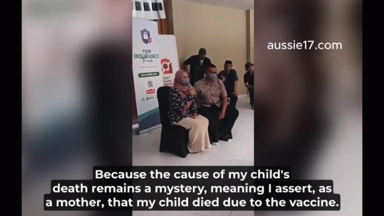 Malaysian Mother's Healthy Child Dies 1 day after getting the Experimental Use Vaccine