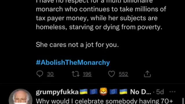 #AbolishTheMonarchyis trending