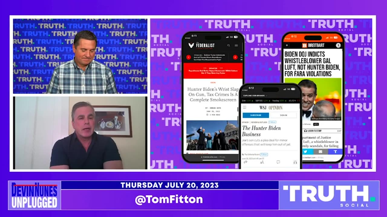 Judicial Watch - FITTON & Devin Nunes: Biden In Deep with Russians!