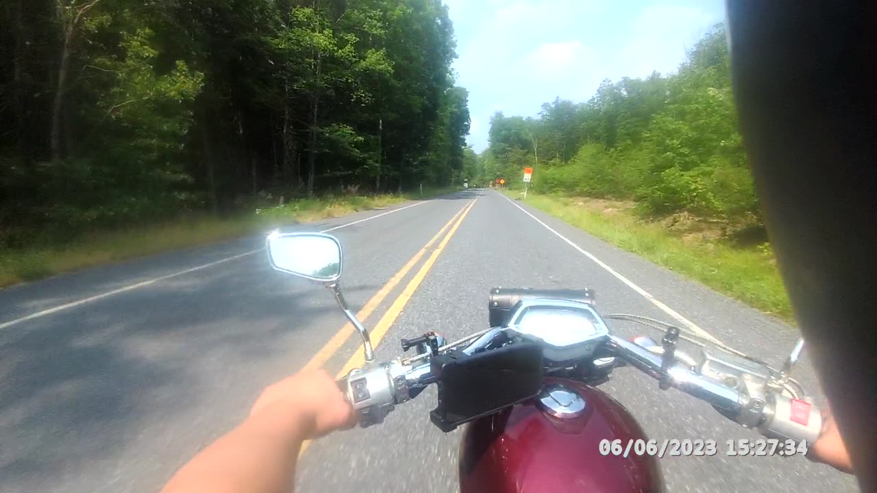 Motorcycle ride from pine grove to Tremont Pennsylvania